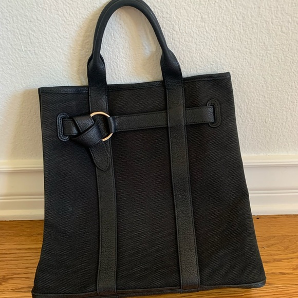 Hermes Handbags - “Toile Garden Party” sac/laptop carrier by Hermes